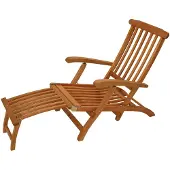 Freital Handels GmbH Deckchair Sonnensessel Sonnenliege aus Eukalyptusholz