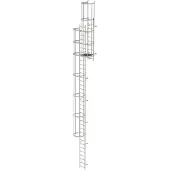 MUNK Günzburger Steigtechnik MUNK ortsfeste Steigleitern Edelstahl, 10,64m SH