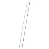 Hymer Sprossenanlegeleiter, 16 Sprossen, Länge 4,58 m, Reichhöhe 5,45 m, Gewicht 7,7 kg