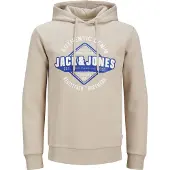 Jack & Jones Kapuzensweatshirt "JJELOGO SWEAT HOOD 2 COL 24/25 NOOS", mit Logo Print