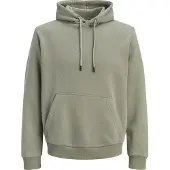 Jack & Jones Kapuzensweatshirt "JJEBRADLEY SWEAT HOOD NOOS", Materialmix, relaxed fit
