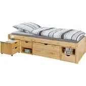 Inter Link Funktionsbett CLAAS 90x200 Natur Massivholz
