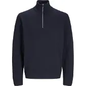 Jack & Jones Einfarbig Strickjacke Mit Viertelreißverschluss