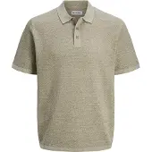 Jack & Jones Knit Polo-Shirt mit Knopfleiste und Kurzarm Größe: M