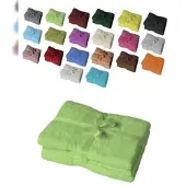EXKLUSIV HEIMTEXTIL Badetuch 2er Set 100 x 150 cm Apfelgrün