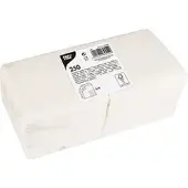 Papstar 250 Servietten, 2-lagig 24 x 24 cm 1/4-Falz natur ungebleicht