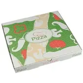 Papstar 100 Pizzakartons, Cellulose "pure" eckig