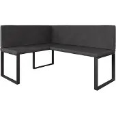 Vicco Esszimmer-Eckbank Ravon, Anthrazit, 120 x 150 cm
