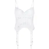 Hunkemoller Bustier Peonie Weiß