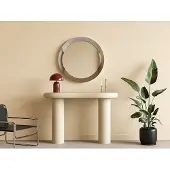 Vente-unique Wandspiegel Zirya Silberfarben 90 cm