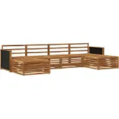 vidaXL Sofagarnituren 6 pcs Massivholz Akazie