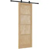 vidaXL Schiebetür ORKDAL Natur 73,5 x 211 cm Massives Kiefernholz