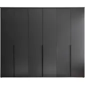 Die Möbelfundgrube Kleiderschrank graphit - 270 cm - Kleiderschrank 6-türig - KEVO