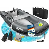 Kesser Schlauchboot für 2 Personen, motorisierbar, aufblasbares Paddelboot