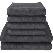 Dyckhoff Handtuchset Queens Anthrazit 6-tlg.
