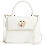 Ted Baker Umhängetasche Roseau Rose Detail Mini Top Crinkle Bag Ivory weiß