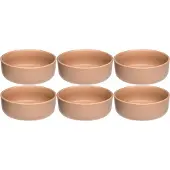 Leonardo Schüssel Roma Apricot 16 cm (Set von 6)