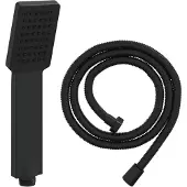 vidaXL Duschkopfset Schwarz 150 cm ABS Kunststoff