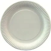 Papstar Pappteller Pure, Einweg, rund, Ø 230 mm, lebensmittelecht, FSC-zertifiziert & kompostierbar, weiß, 6 x 100 Stück