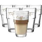 Leonardo Glas "Becher Solo 410 ml 6er Set transparent"