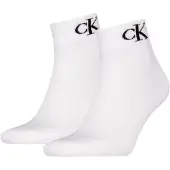 Calvin Klein Socken - 2er-Pack - Weiß M/Logo - - 43/46 - Socken