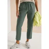 Cecil Stoffhose "Style Tracey" im Casual Fit und aus Leinen