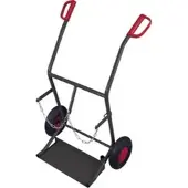 Variofit Cordes Stahlflaschenkarre für 2 Flaschen 20 L RAL 7016