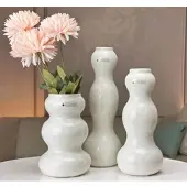 Tiziano Vase Ronda 16,5cm cremeweiß