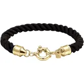 KUZZOI Armband 925 Sterling Silber in Gold | Gr.: 19 cm