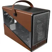 Montech Heritage PRO, Midi Tower, PC, Schwarz, micro ATX, Mini-ITX, Kunstleder, 17 cm