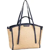 Valentino Stylische blaue Damenhandtasche mit Henkeln und Schultergurten