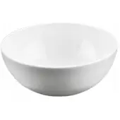 Wilmax Schale 14 cm 600 ml aus Porzellan, Weiß, 6er Set
