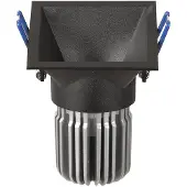 ATILED Toodle Quadratische Symmetrische Einbauleuchte Einbauleuchte 6960-02-460 Schwarz IP40
