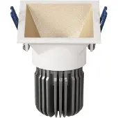 ATILED Toodle Quadratische Symmetrische Einbauleuchte Einbauleuchte 6960-02-490 Gold IP40
