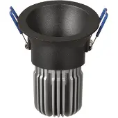 ATILED Toodle Runde Asymmetrische Einbauversion Einbauleuchte 6960-02-360 Schwarz IP40