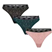 BOSS 3er-Pack Damen Spitzenstringtangas mit Logo 50535265