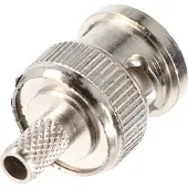 Goobay BNC-Crimpstecker - für RG58-/U-Kabel, mit vergoldetem Pin