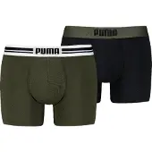 Puma Herren Unterhose EVERYDAY PLACED LOGO BOXER 2P