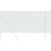 vidaXL Kettenzaun 25 x 0,6 m Stahl Grün