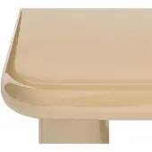 Vente-unique Couchtisch aus MDF - Beige lackiert - TAMISDA