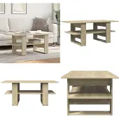 vidaXL Couchtisch Sonoma-Eiche 102x55x42 cm Holzwerkstoff