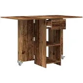 vidaXL Esstisch 115 x 70 x 75 cm Holzwerkstoff Altholz Rechtwinklig