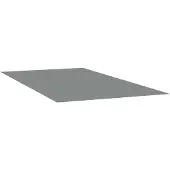 vidaXL Pool-Bodentuch Hellgrau 820x420 cm Polyester Geotextil