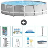 Intex Prism Frame Pool Rund - 427x107 cm - 7-teilig S574