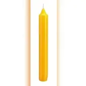 Kopschitz Kerzen Leuchterkerzen, Tafelkerzen, Haushaltskerzen Goldgelb, 200 x Ø 25 mm, 12 Stück