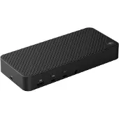 Deltaco DisplayLink docking station, 3 display 4K, B2B package, blk