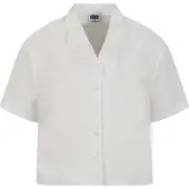 Urban Classics Langarmhemd "Damen Ladies Seersucker Shirt"