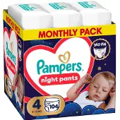 Pampers Pants Night Size 4 104 Pieces
