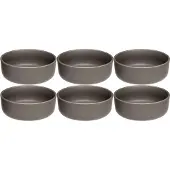 Leonardo Schüssel Roma Taupe 16 cm (Set von 6)