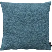 Apelt Dekokissen "Toulouse", blau (petrol, unifarben), B:45cm H:10cm L:45cm, Chenille, Polyester, Dekokissen_Sitzkissen_Kissenhüllen, Dekokissen, Chenille mit 3D Effekt